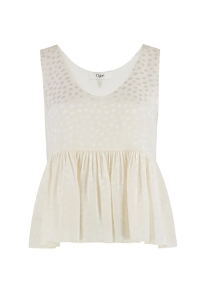 Chloé polka-dot blouse - Neutrals