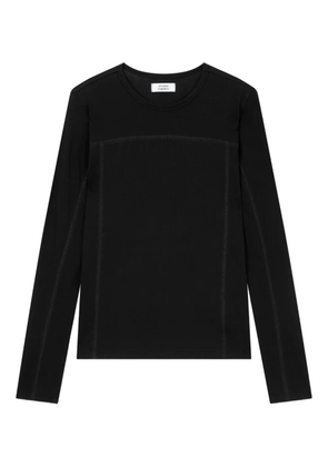 TOMBOY stitch-detail long-sleeve t-shirt - Black