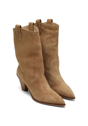 Aquazzura boogie texan boots - Brown