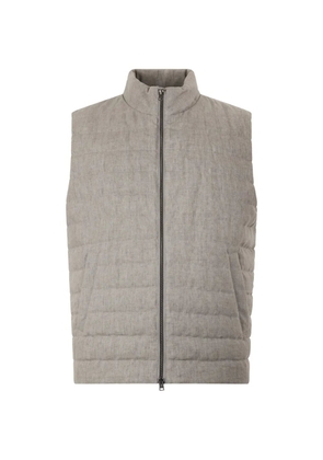 Herno zip-up gilet - Neutrals