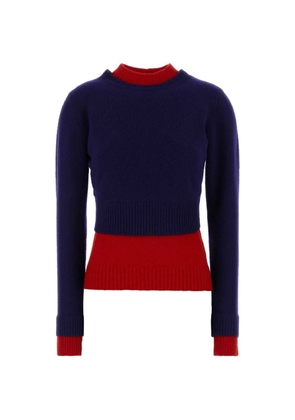 Jil Sander mock-neck sweater - Blue