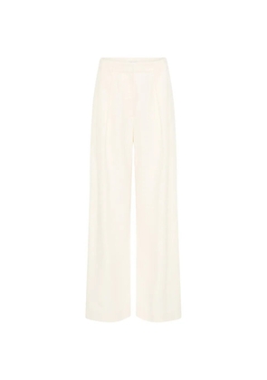 St. Agni pleat loop trousers - Neutrals