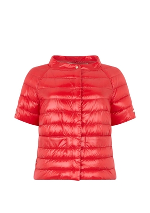 Herno short-sleeve puffer jacket - Red