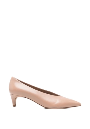 lorena paggi pointed leather pumps - Neutrals