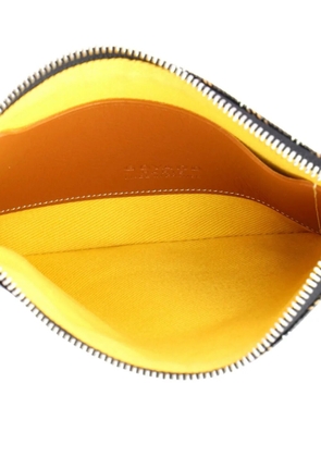 Goyard Pre-Owned Senat Zip Pouch Coated Canvas Mini clutch bag - Brown