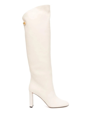 Maison Skorpios Adrianna 90mm knee-high boots - Neutrals