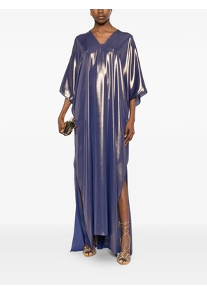 Stephan Janson V-neck maxi dress - Blue