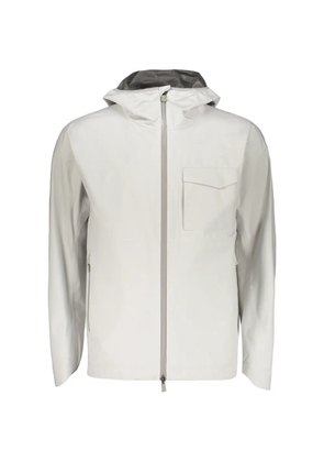 Herno zip-up hooded jacket - Neutrals