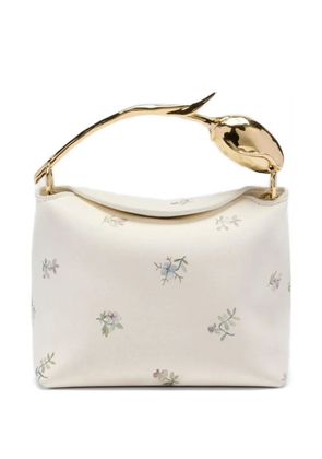 ERDEM mini Bloom top-handle tote bag - Neutrals