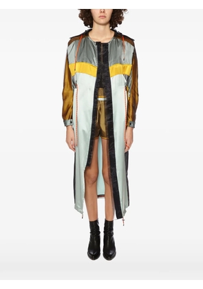 Quetsche colour-block coat - Blue