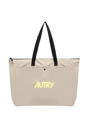 Autry logo tote bag - Neutrals