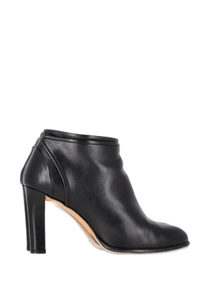 Ferragamo Pre-Owned leather ankle boots - Black