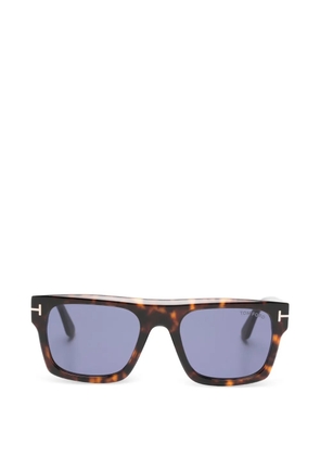TOM FORD Eyewear Cyrus rectangle-frame sunglasses - Brown