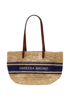 Vanessa Bruno logo-embellishment tote bag - Neutrals