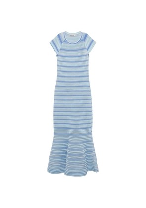Simkhai striped midi dress - Blue