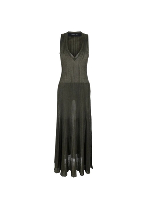 Federica Tosi V-neck maxi dress - Green