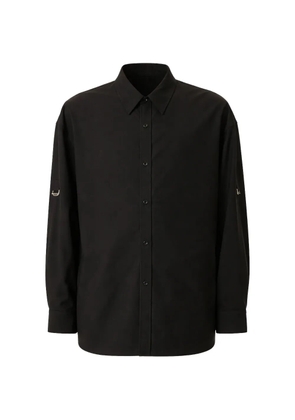 Attachment long-sleeved shirt - Black