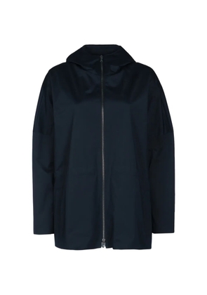 Harris Wharf London hooded parka coat - Blue