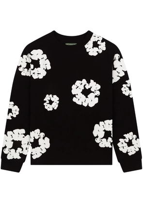 Denim Tears wreath long sleeve T-shirt - Black