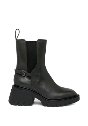 Ash buckle strap boots - Black
