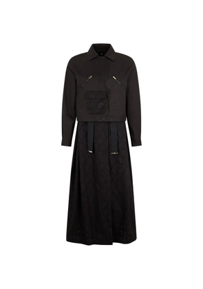 Herno patch-pocket coat - Black