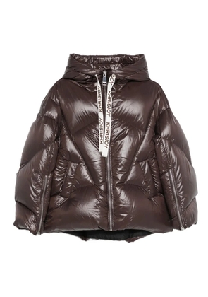 Khrisjoy Iconic Milano quilted hooded jacket - Brown