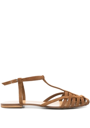 Anna F. suede sandals - Brown