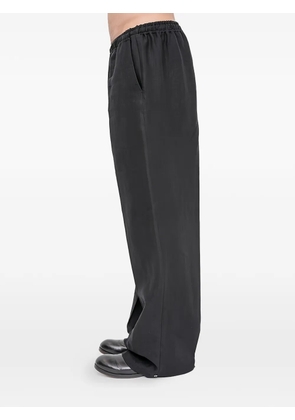 Setchu button-detail wide-leg trousers - Black