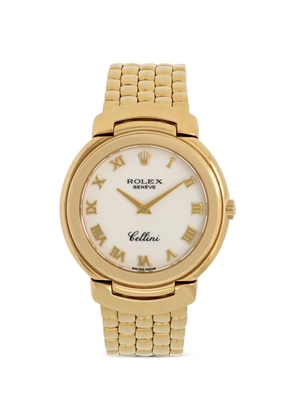 Rolex Round White 32mm Cellini watch