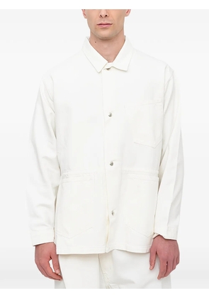 Setchu button-up shirt jacket - Neutrals