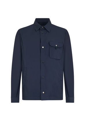 Herno button-front shirt jacket - Blue