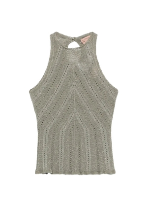 TWINSET crew-neck tank top - Green