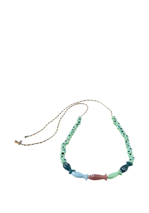 Sorbet Island fish beaded bracelet - Green