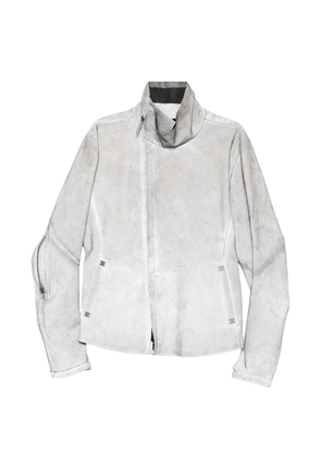 Isaac Sellam Experience Imparable Tamlud leather jacket - Grey