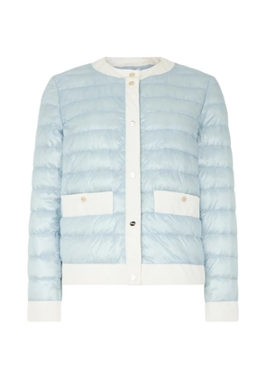Herno quilted buttoned jacket - Blue