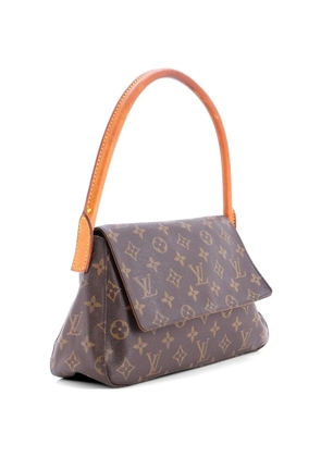 Louis Vuitton Pre-Owned Looping Handbag Monogram Canvas Mini satchel - Brown