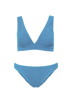 Sorbet Island Aqua textured bikini - Blue