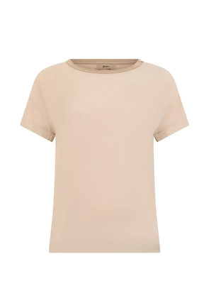 Herno short-sleeve round-neck T-shirt - Neutrals