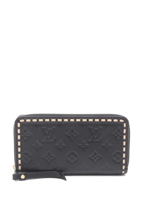 Louis Vuitton Pre-Owned 2016 embossed leather wallet - Black