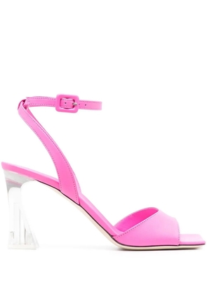 Giuseppe Zanotti transparent-heel detail sandals - Pink