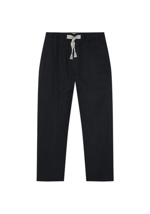 Orlebar Brown Sonoran drawstring-detail textured cotton trousers - Blue