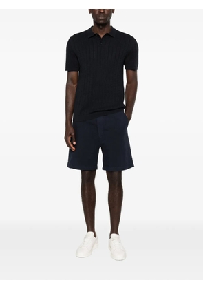 Drykorn Triton cable-knit polo shirt - Blue