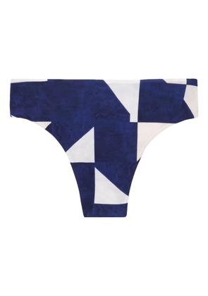 Lenny Niemeyer Clássica geometric-print bikini bottom - White