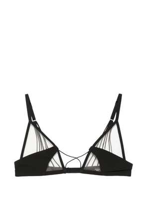 Rick Owens x Livy Raw District lace triangle bra - Black