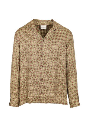 Drôle De Monsieur geometric shirt - Green