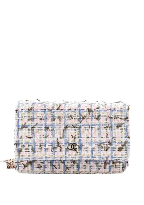 CHANEL Pre-Owned Charms Wallet on Chain Quilted Tweed crossbody bag - Multicolour
