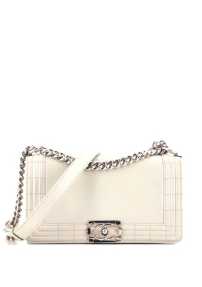 CHANEL Pre-Owned Reverso Boy Flap Bag Glazed Calfskin Old Medium crossbody bag - Neutrals