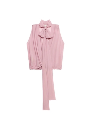 Blumarine scarf-detail wrap blouse - Pink