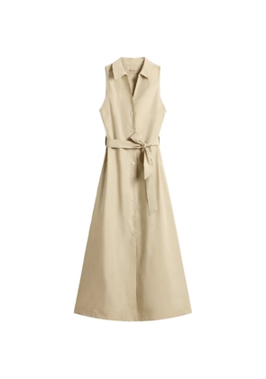 Woolrich belt cotton shirt dress - Neutrals