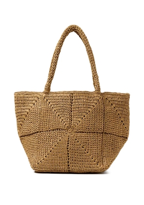 Lenny Niemeyer raffia shoulder bag - Neutrals